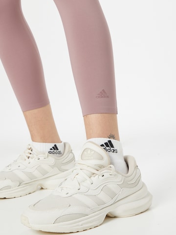 ADIDAS SPORTSWEAR Skinny Workout Pants 'Optime Luxe' in Pink