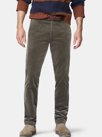 Regular Pantalon chino 'Bonn 2-3708' MEYER en gris : devant