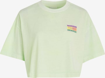 T-shirt Tommy Jeans en vert : devant