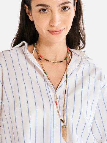 Collana di NALì in verde: frontale