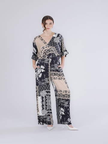 CAFè NOIR Jumpsuit in Gemengde kleuren: voorkant