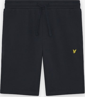 Lyle & Scott Broek in Blauw: voorkant