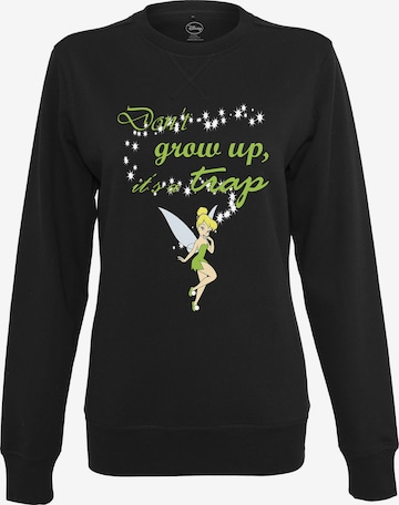MerchcodeSweater majica 'Dont Grow Up' - crna boja: prednji dio