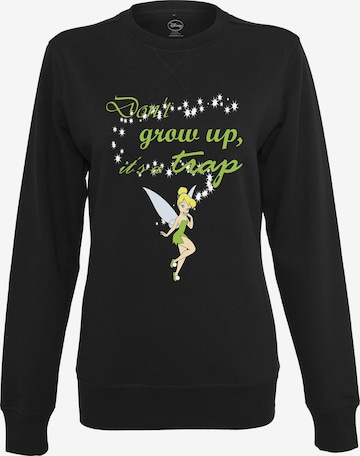 Merchcode Sweatshirt 'Dont Grow Up' in Schwarz: predná strana