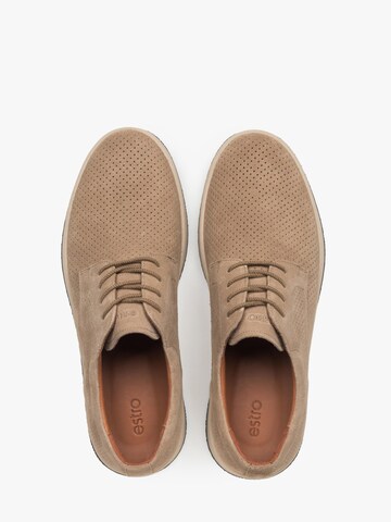Estro Schnürschuh '2603'‌‌‌‌‌‌‌ in Beige