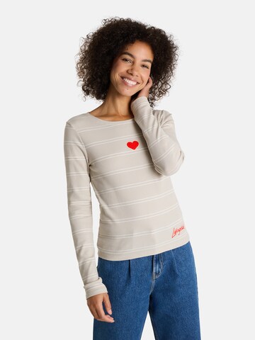 LIEBLINGSSTÜCK Shirt 'SinaL' in Beige: front