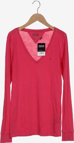 Tommy Jeans Langarmshirt L in Pink: predná strana