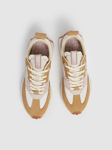 Pepe Jeans Sneakers 'Lucky Print' in Beige