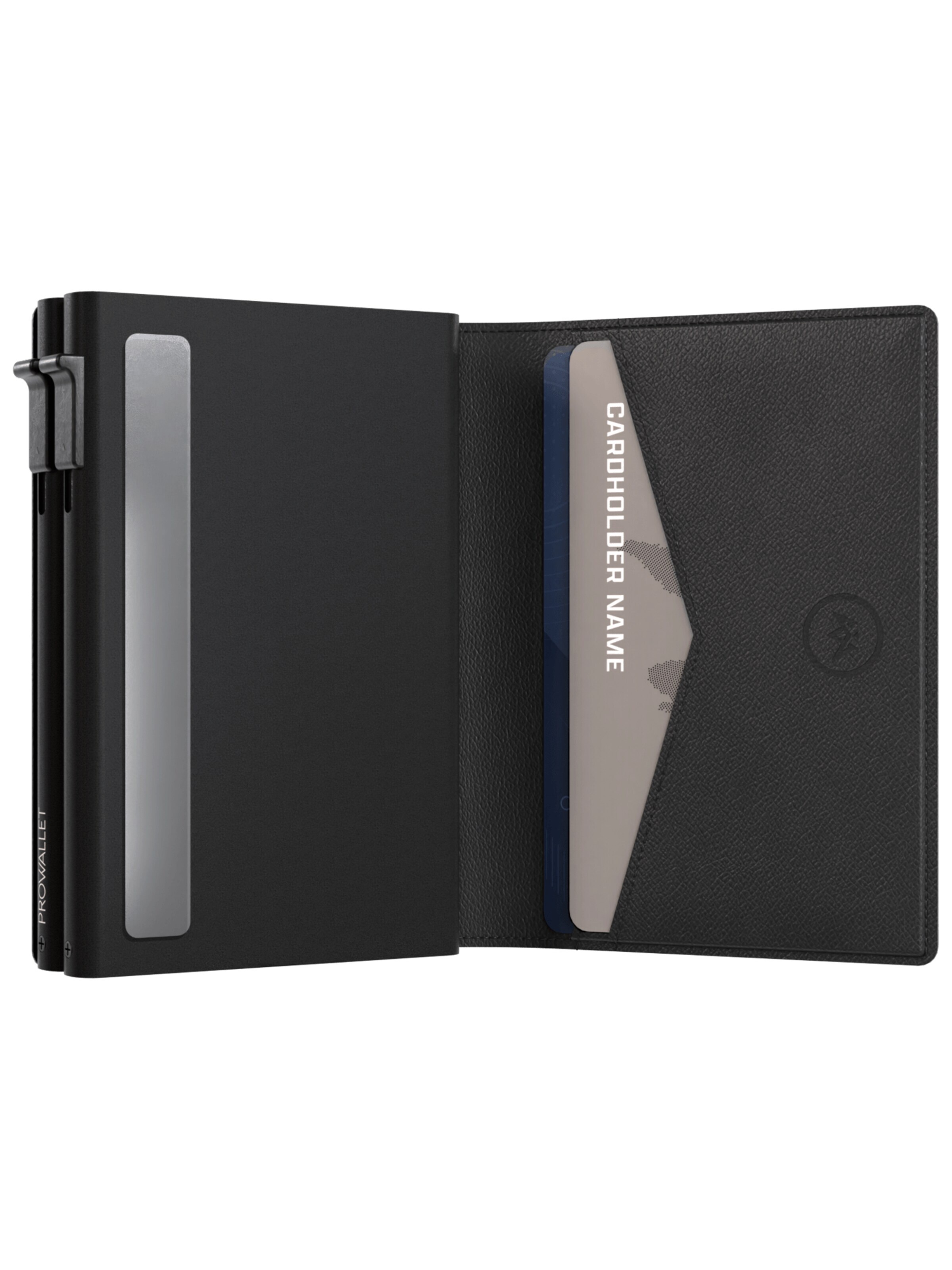 Prowallet Wallet 'Pasjeshouder Double' in Black