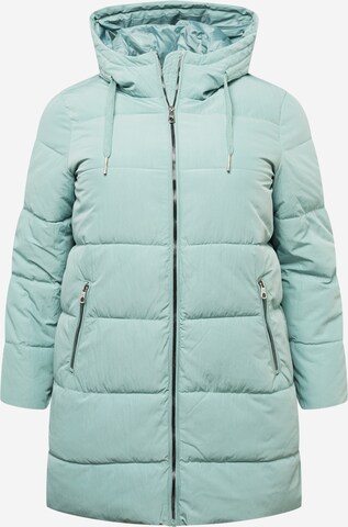 Manteau d’hiver 'Dolly' ONLY Carmakoma en vert : devant