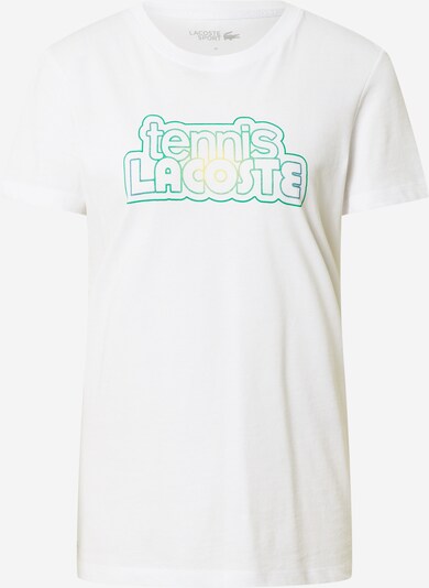 Tricou funcțional Lacoste Sport pe galben / verde / alb, Vizualizare produs