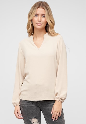Camicia da donna di Cloud5ive in beige: frontale