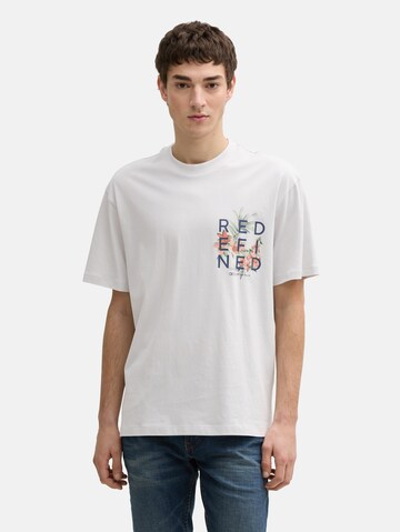 TOM TAILOR DENIM T-Shirt in Grau: Vorderseite