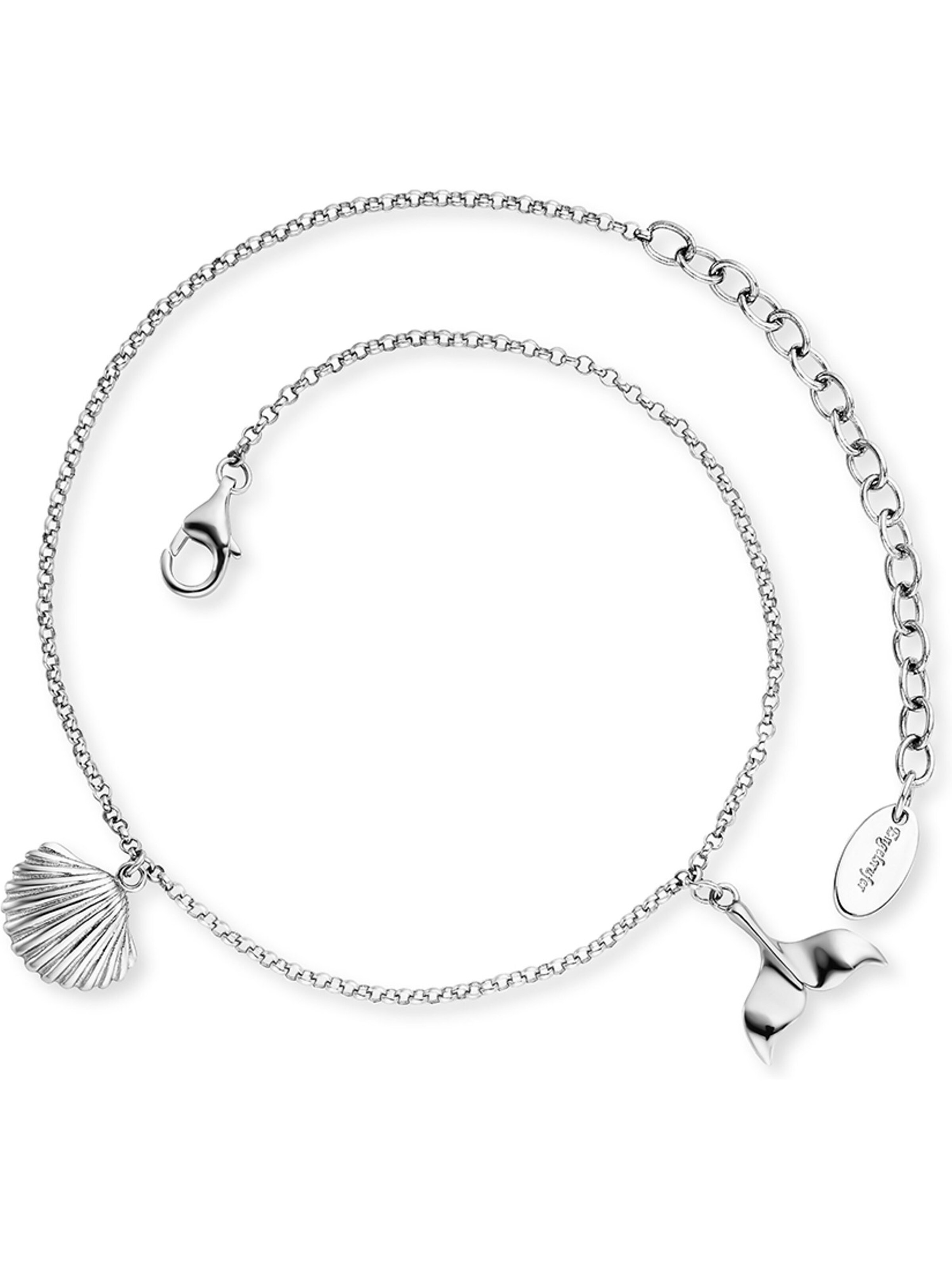 Engelsrufer Fußkette in Silber: Vorderseite