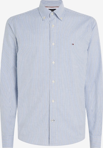 TOMMY HILFIGER Button Up Shirt in Blue: front