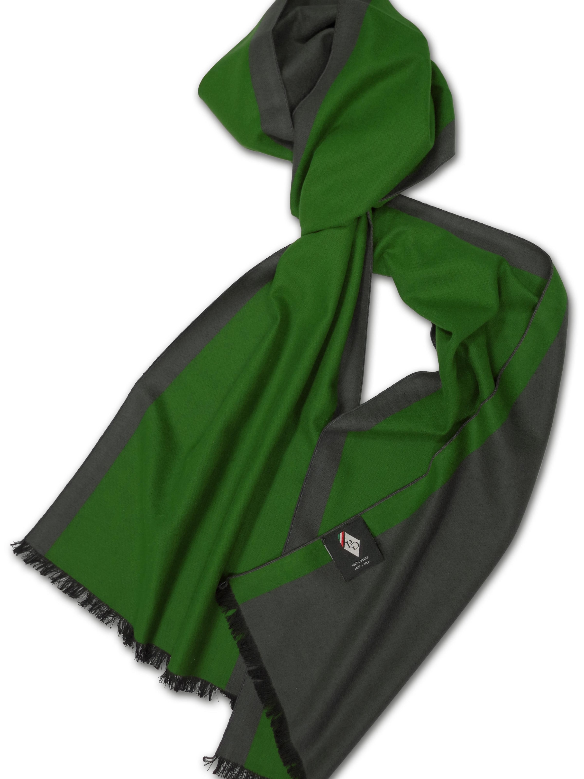 Posh Gear Scarf 'Bicolor' in Green: front