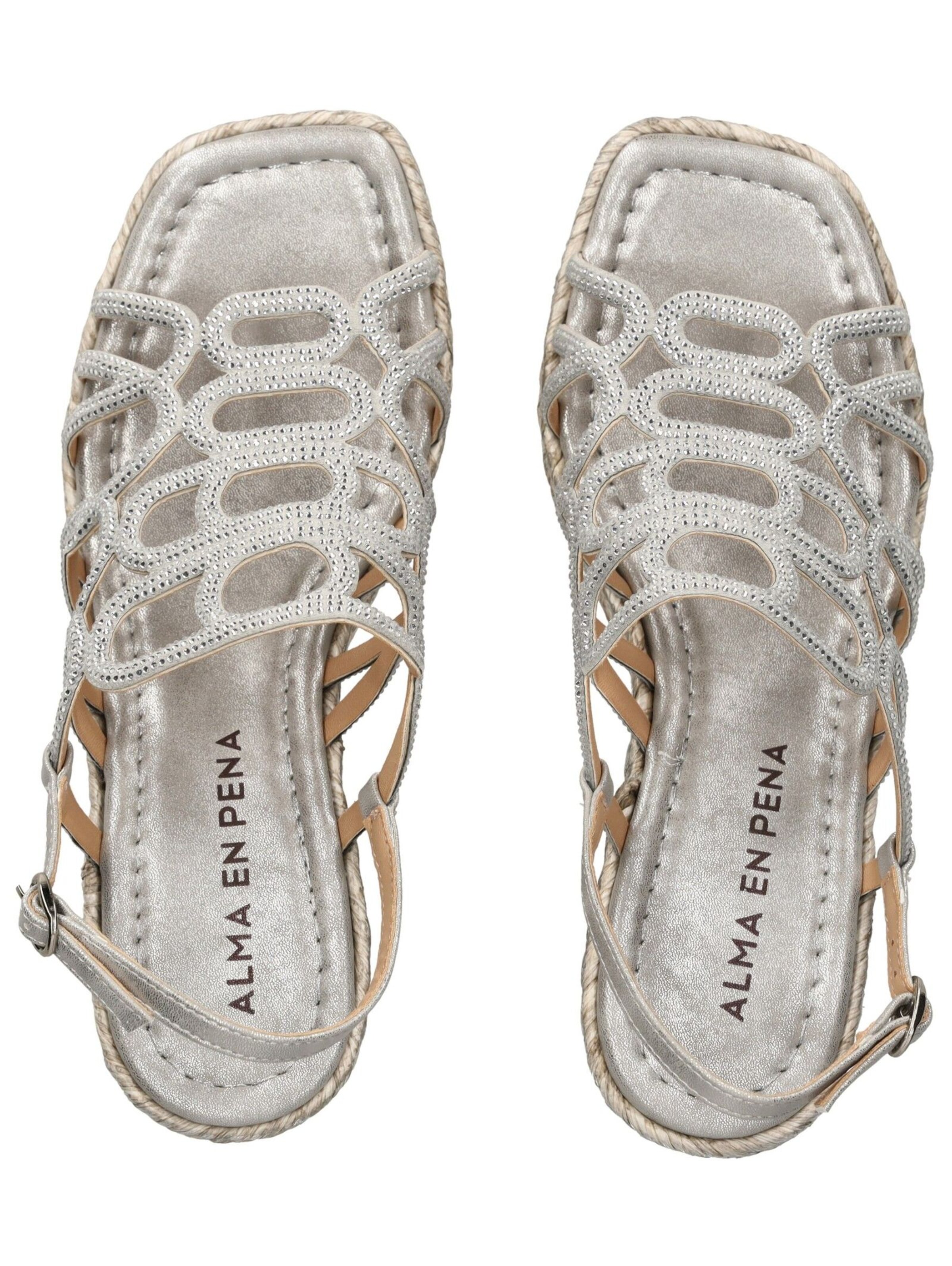 Alma En Pena Sandal in Silver