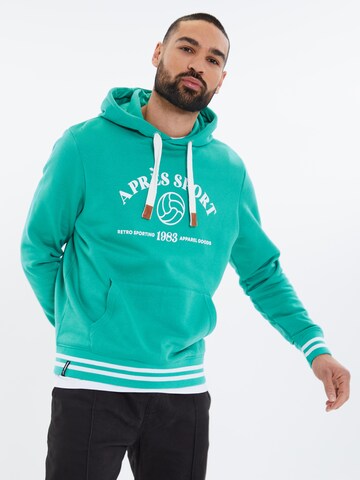 Threadbare Sweatshirt 'Ewan' in Blue: front