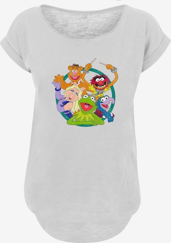 T-shirt 'Muppets Group Circle' F4NT4STIC en blanc : devant