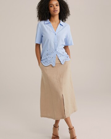WE Fashion Bluse i blå