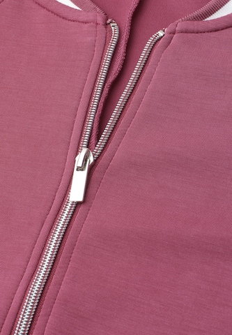 STREET ONE Zip-Up Hoodie in Pink