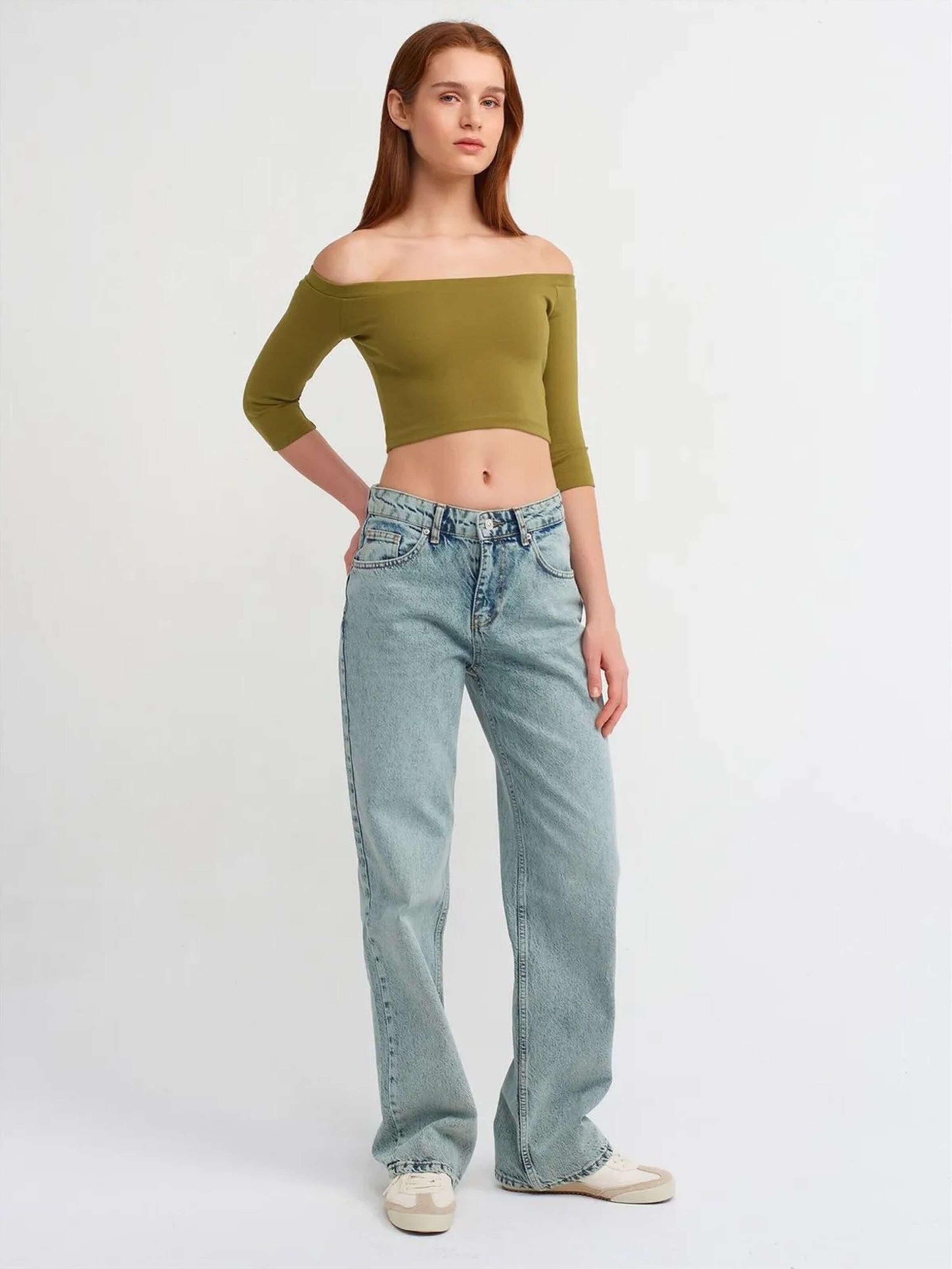 Camicia da donna di Dilvin in verde