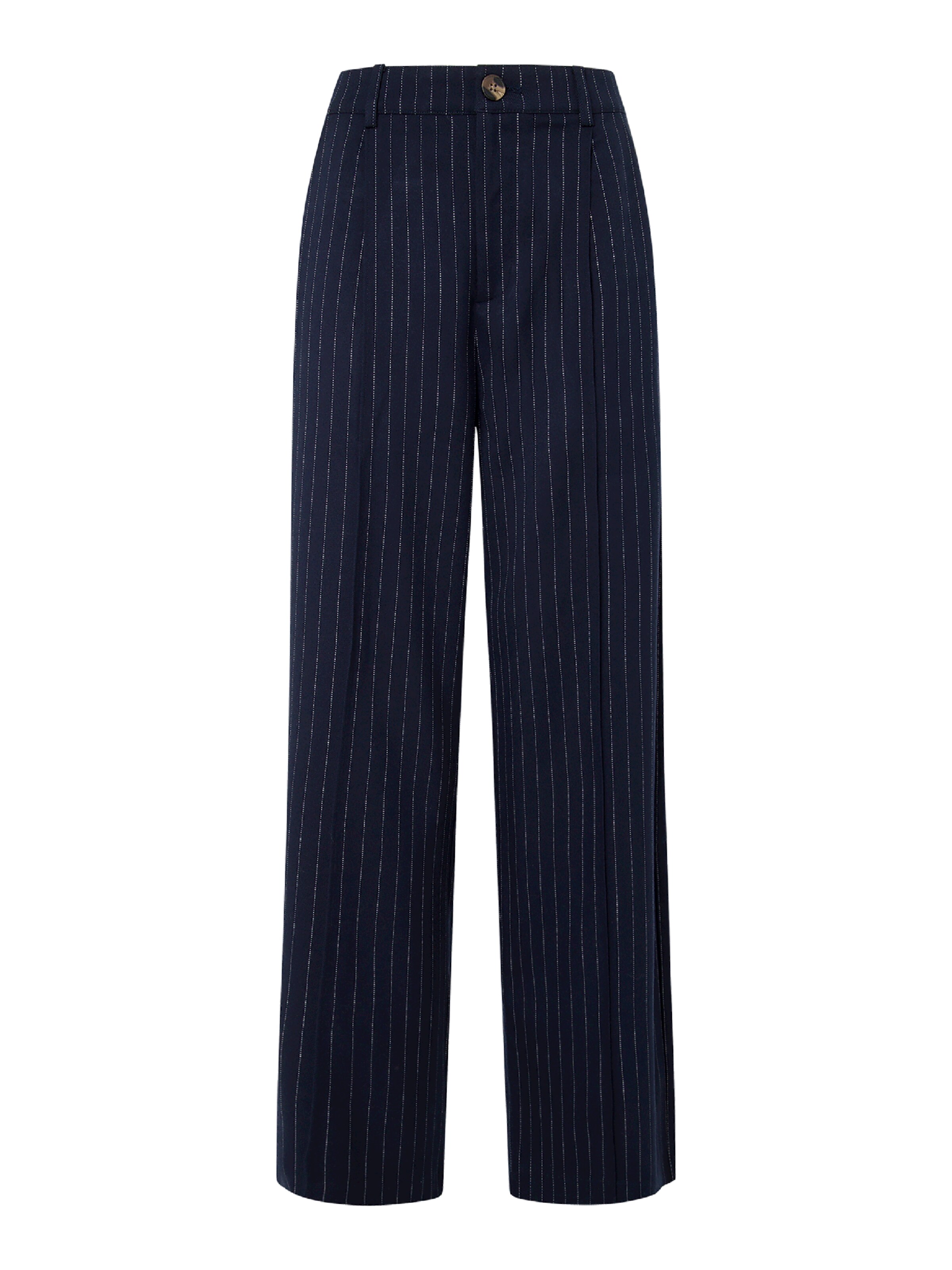 Pepe Jeans Regular Pleat-front trousers 'Daria' in Blue: front