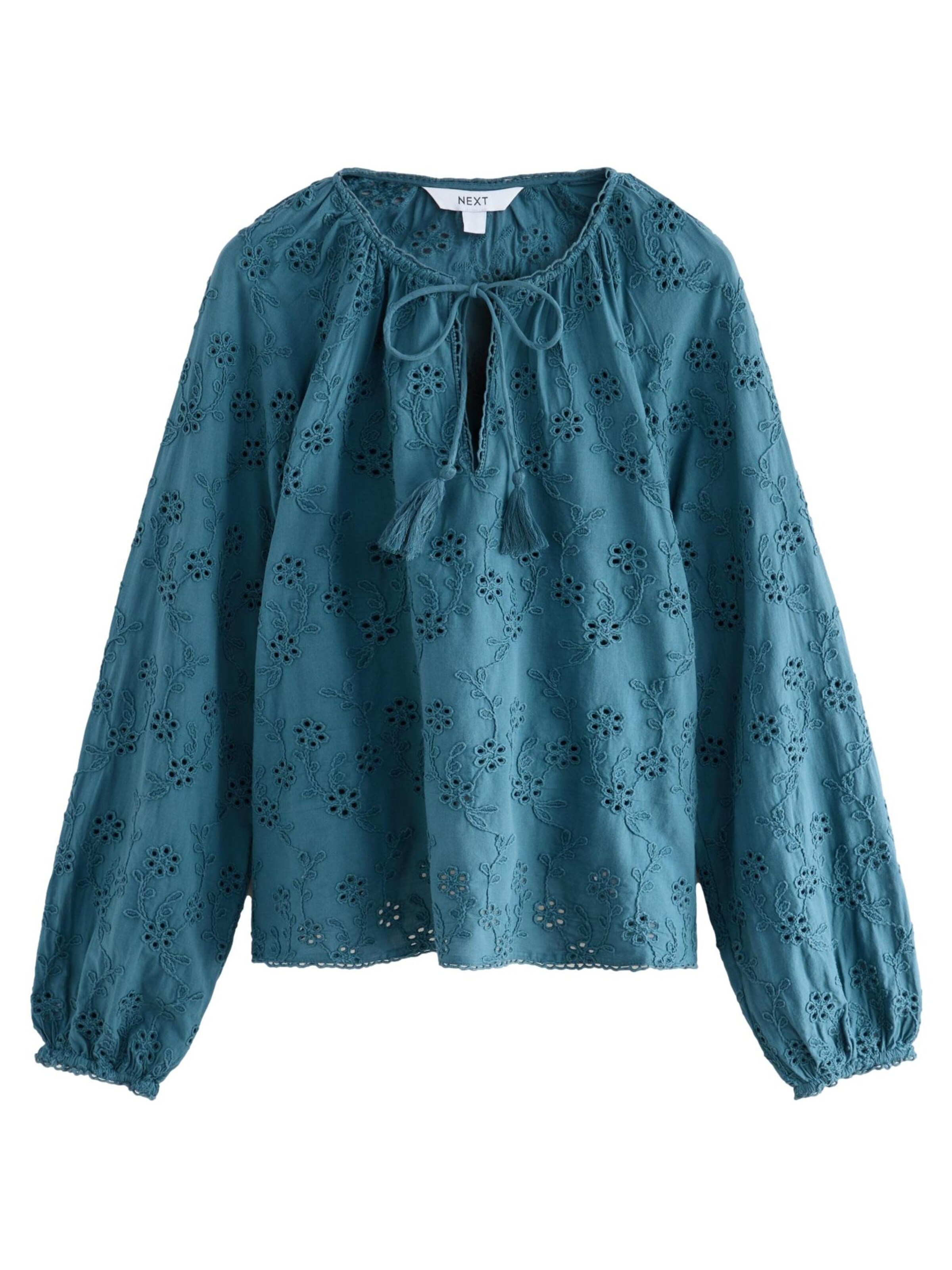 Next Bluse in Blau: Vorderseite