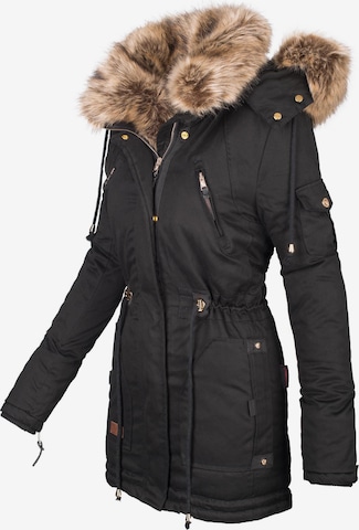 NAVAHOO Winterparka 'Daria' in Zwart