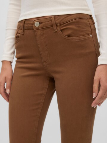 VERO MODA - Skinny Vaquero 'VMPolly' en marrón