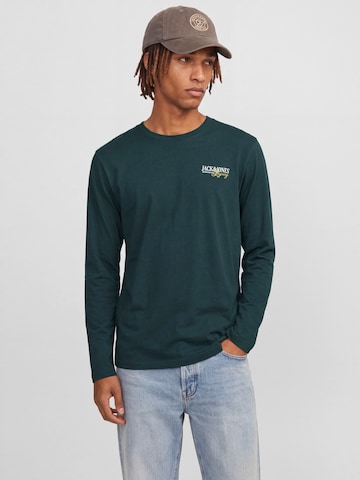 JACK & JONES Shirt 'JJJADE' in Green: front
