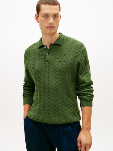 TOMMY HILFIGER Pullover in Grün: Vorderseite