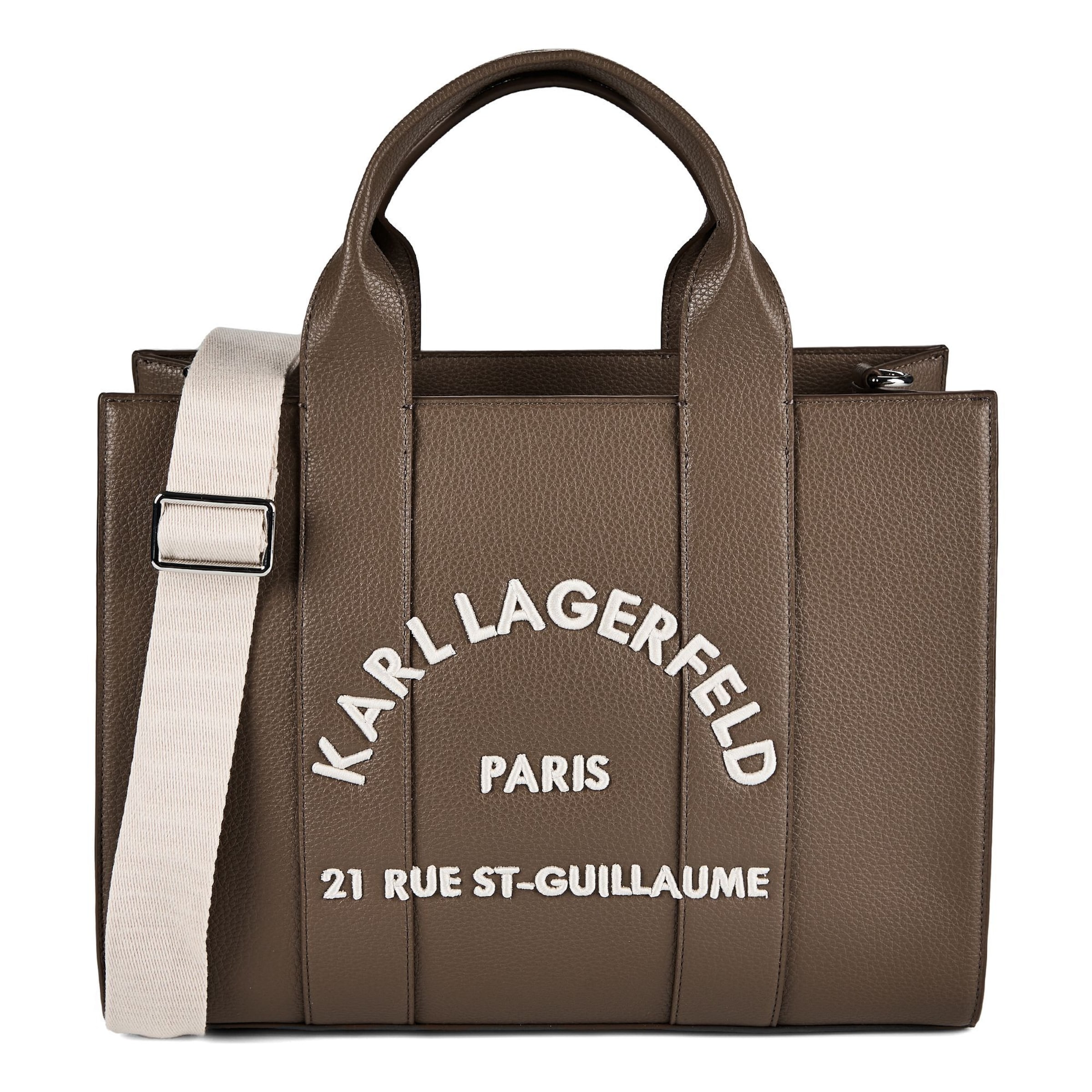 Karl Lagerfeld Handtasche in Braun: Vorderseite