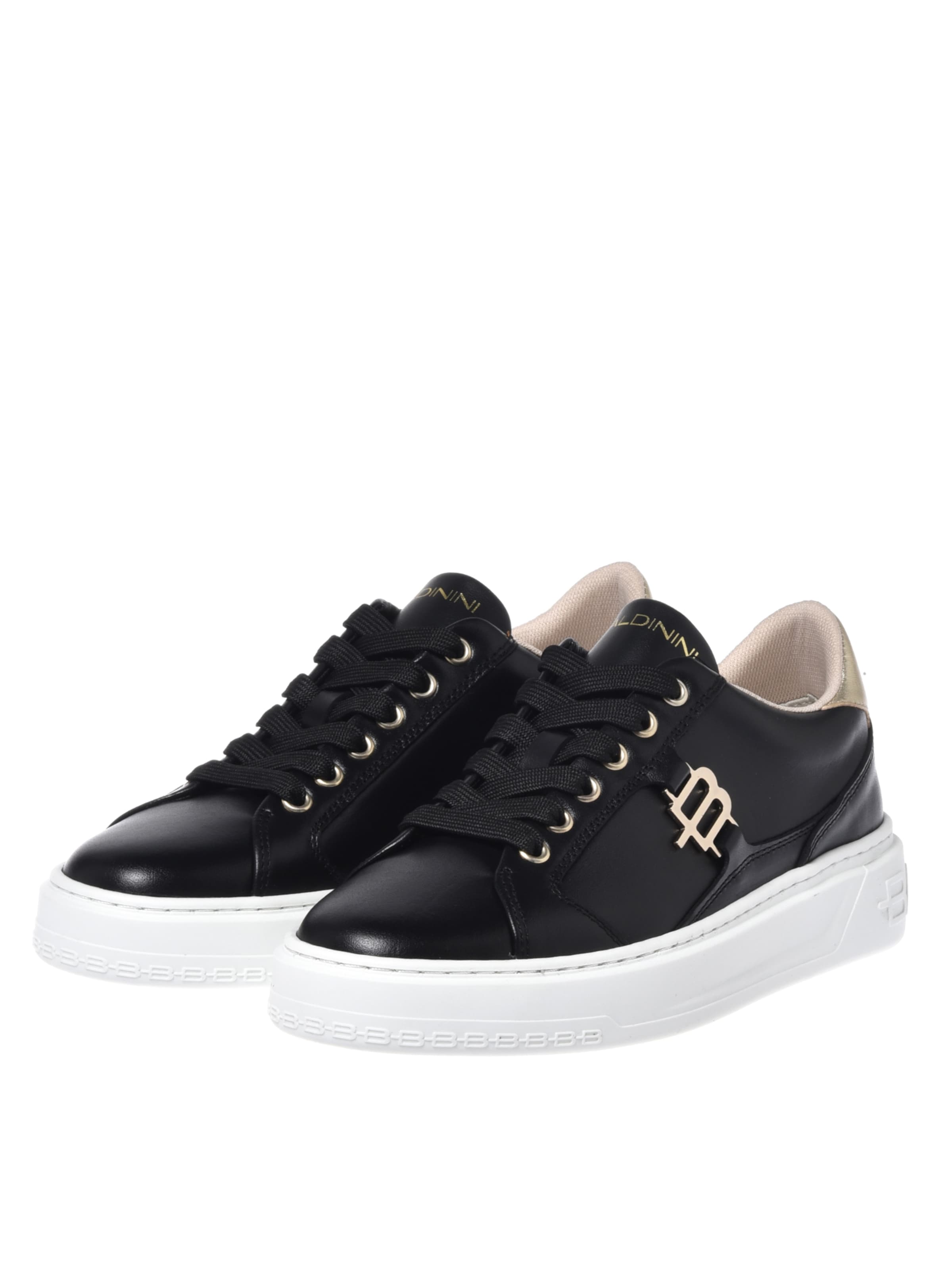BALDININI Platform trainers in Black