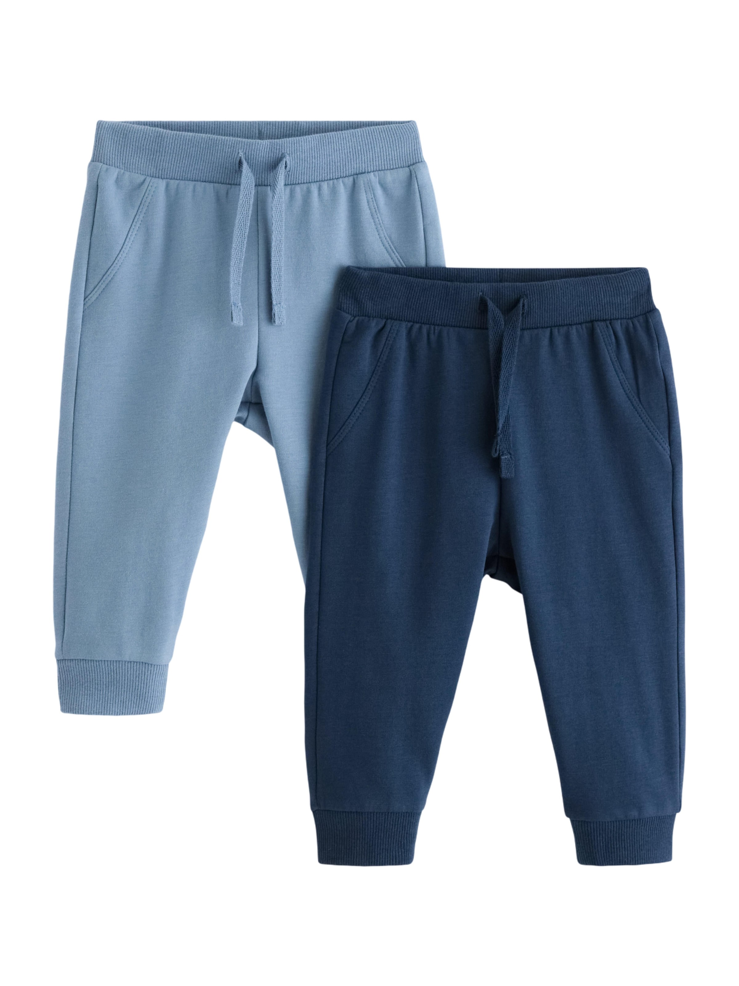 Lindex Zúžený Kalhoty – modrá: přední strana