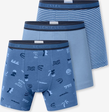 SCHIESSER - Calzoncillo ' 95/5 ' en azul: frente