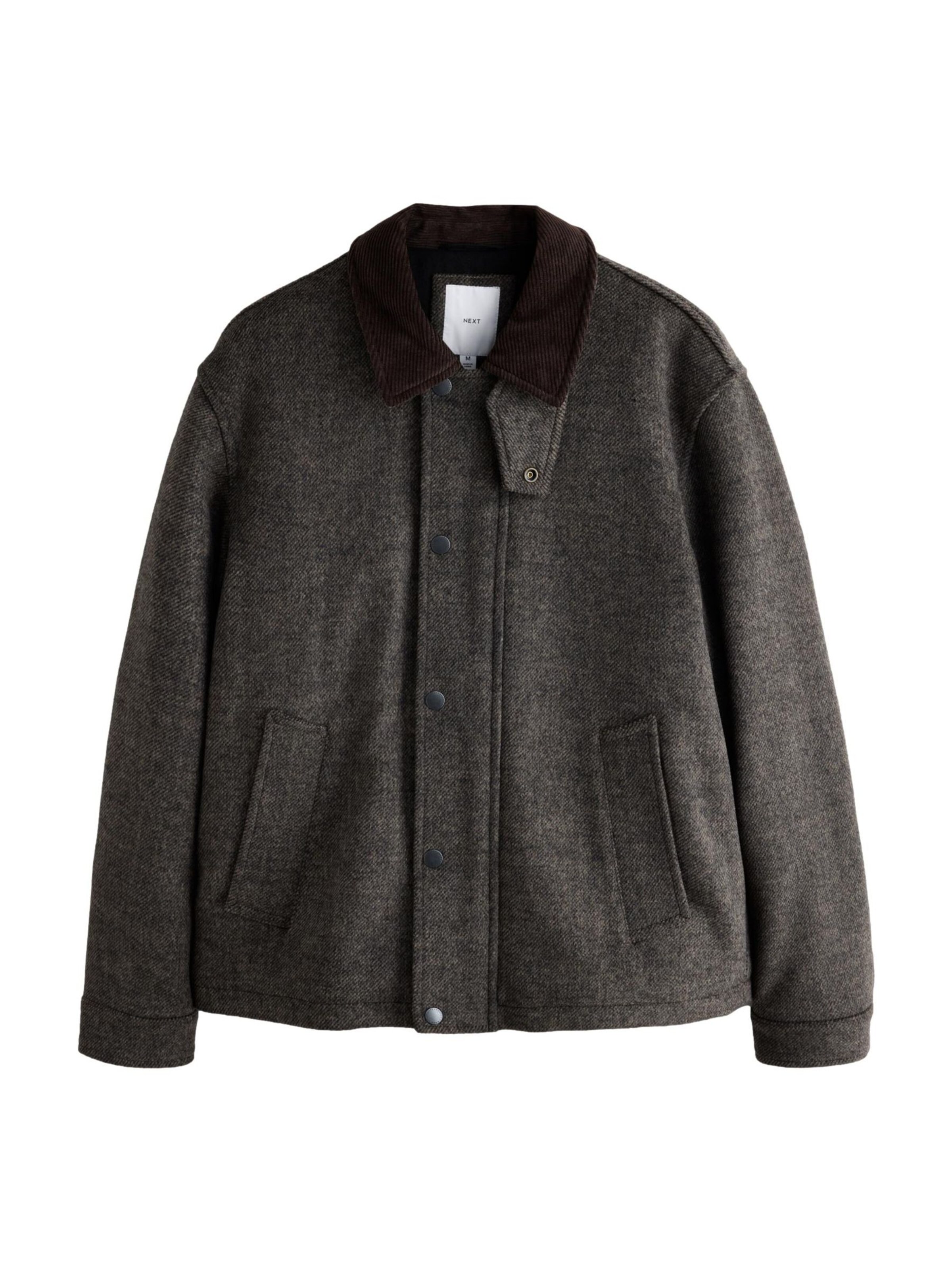 Next Jacke in Grau: Vorderseite