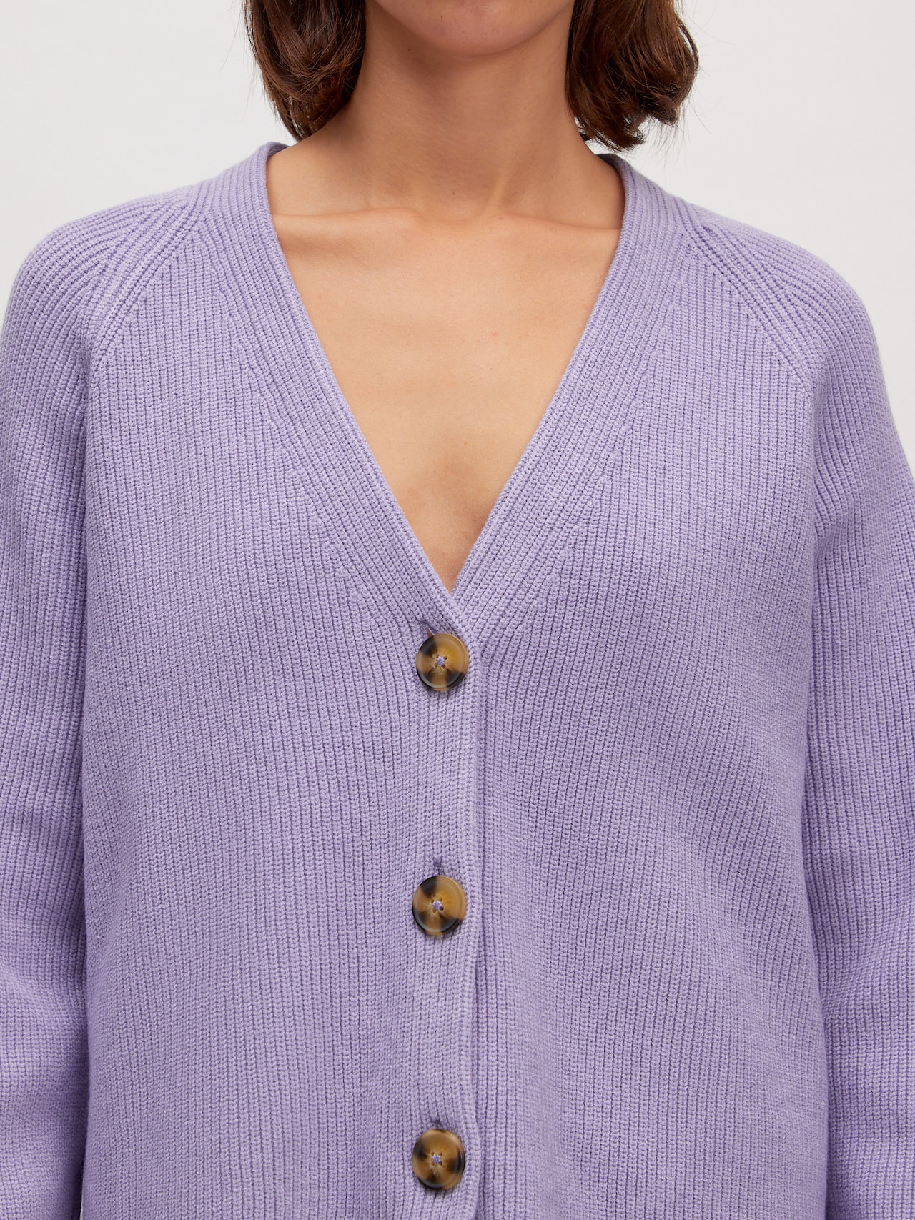 EDITED Produkte Strickjacke 'Logan' lila