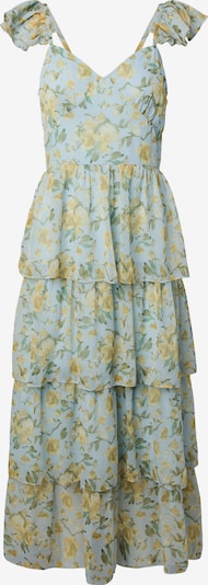 YAS Kesämekko värissä pastellinsininen / pastellinkeltainen / tummanvihreä, Tuotenäkymä