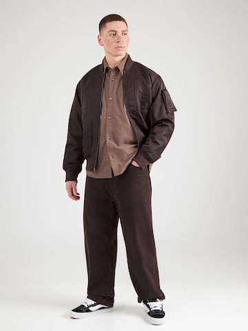 Abercrombie & Fitch Regular Fit Hemd in Braun