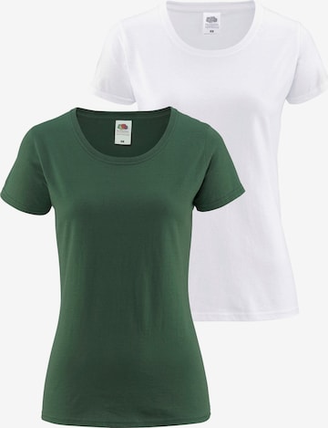 FRUIT OF THE LOOM Shirt in Green: front