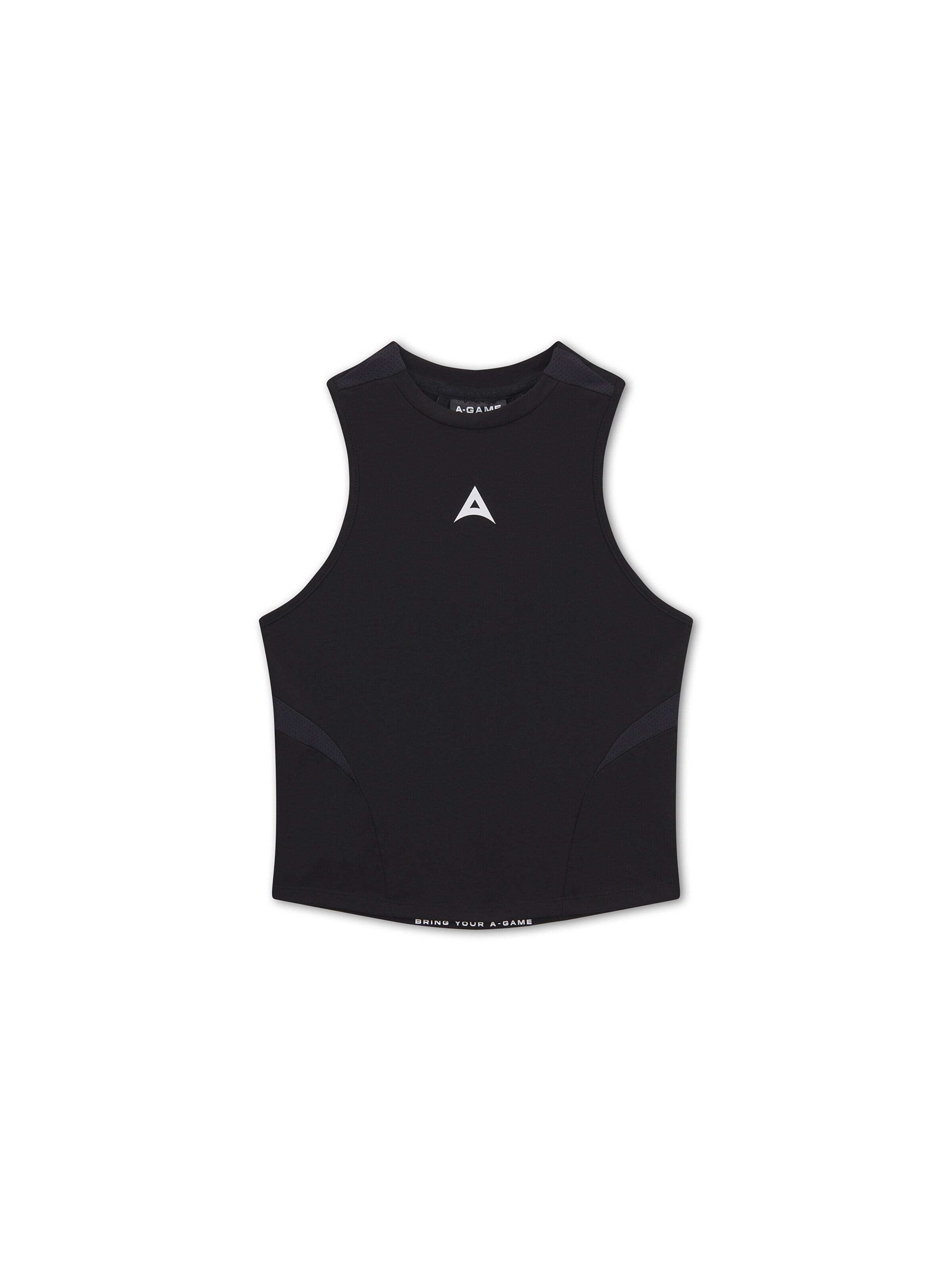 Gilet sportivo di A-Game in nero: frontale