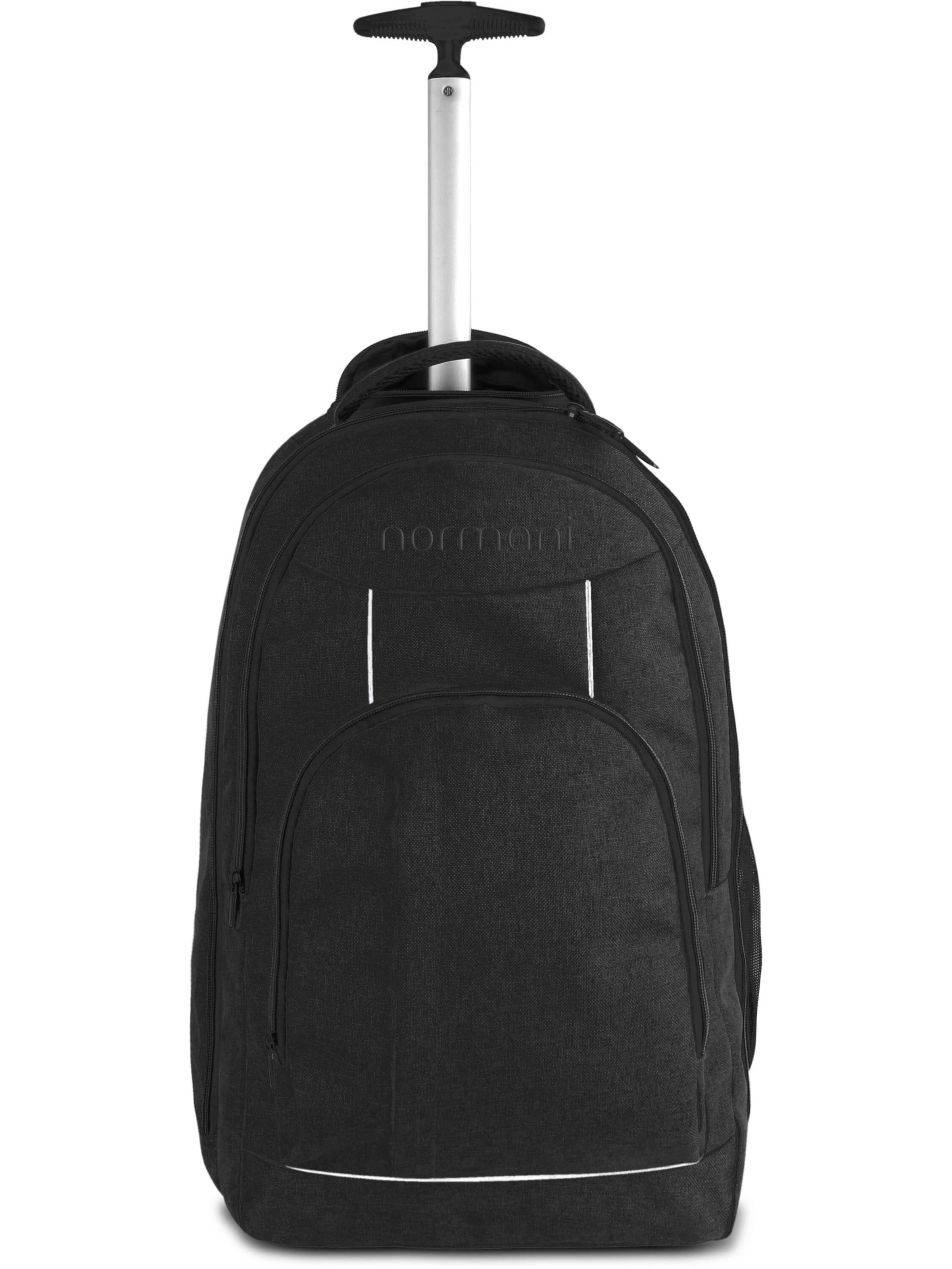 normani Backpack in Black: front