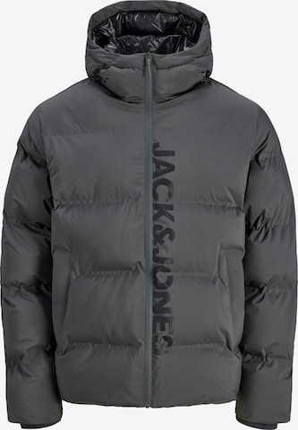 Jack & Jones Plus Välikausitakki 'JJKAITO' värissä harmaa: etupuoli