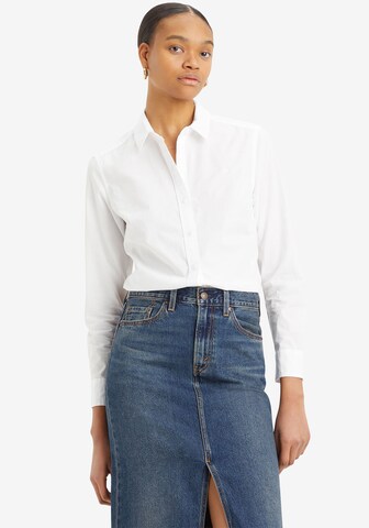 LEVI'S ® Blouse 'Classic Shirt' in Wit: voorkant