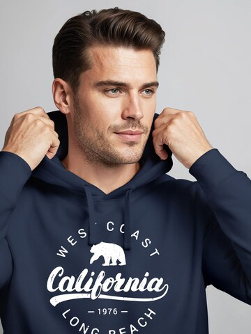 Neverless Sweatshirt 'Westcoast California' in Blue