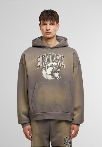 MARKET Sweatshirt 'Tonal Beware' in Grau: Vorderseite
