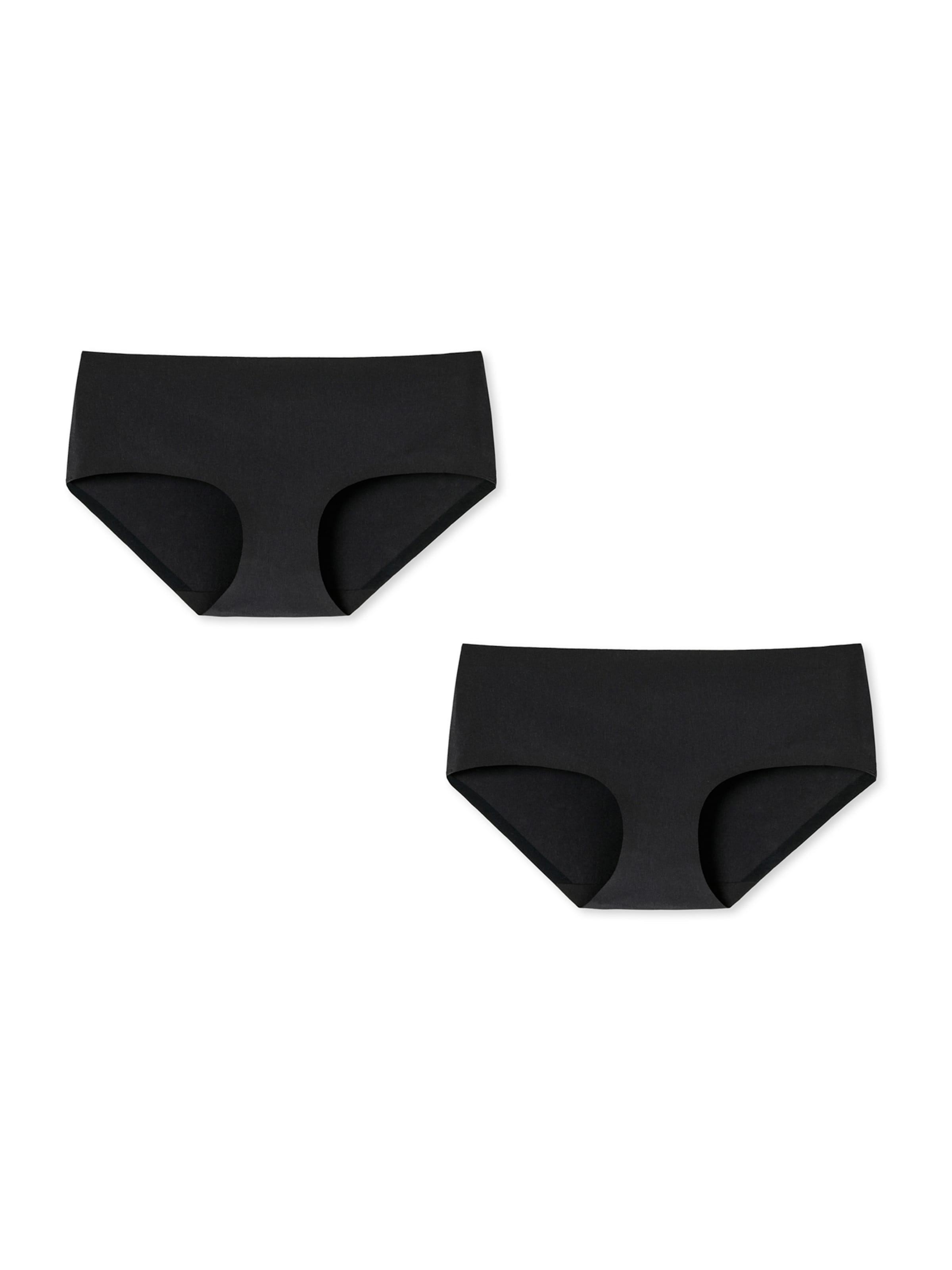 SCHIESSER Panty 'Invisible Cotton' in Schwarz: Vorderseite