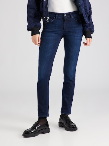 Slimfit Jeans 'MONROE' de la Dondup pe albastru: față