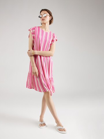 VILA Платье 'SUMMER' в Ярко-розовый: спереди